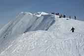 Salita scialpinistica da Teveno di Vilminore di Scalve al monte Barbarossa domenica 24 gennaio 2010  -  FOTOGALLERY